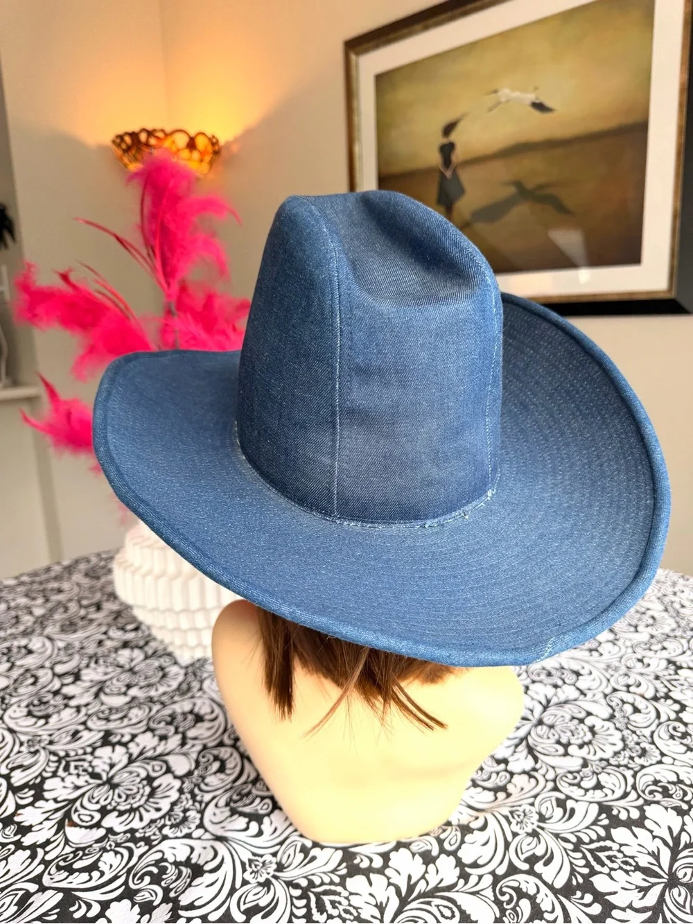 Canyon Trails Blue Denim Cowboy Cowgirl Western Hat